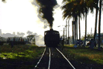 Armeijeiras: engine on the 3-rail track